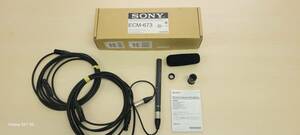 業務用★完動品★美品ソニー　エレクトレット コンデンサーマイクロホン SONY ECM-673 ケーブル付き 　