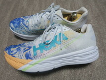 2.5万★試着程度未使用 ホカオネオネ HOKA ONE ONE ロケットX ROCKET X ユニセックス ランニングシューズ 1113532-TGT 28cm_画像3