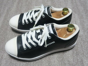 美品★CONVERSE コンバース ゴルフシューズ スパイクレス US6.5 24.5cm GOLF 黒白