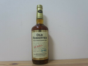 古酒 未開栓 超希少終売品 オールドフォレスター OLD FORESTER BONDED 4年 ボンデッド バーボンウイスキー 750ml 86PROOF