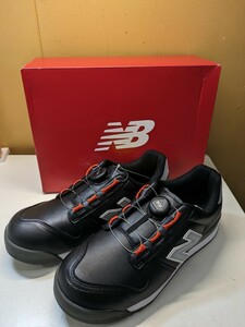 153　○○　未使用　New Balance ニューバランス 安全靴 BS-218 Boston BOA　プロスニーカー 作業靴 ブラック 25.5cm