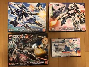 マクロスモデラーズVF-31Jジークフリード、スーパージークフリード、VF-31Fジークフリード、ドラケンIII ４点セット