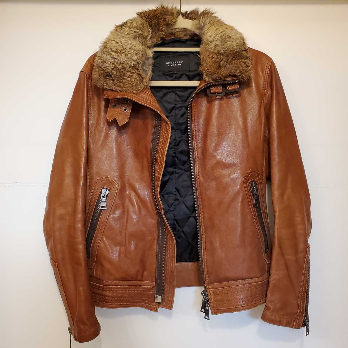 2023年最新】Yahoo!オークション -バーバリー 革ジャケットの中古品