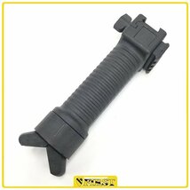 2066】メーカー不明 GPS-02タイプ グリップバイポッド BK Grip Pod Systems グリポッド フォアグリップ レプリカ_画像4