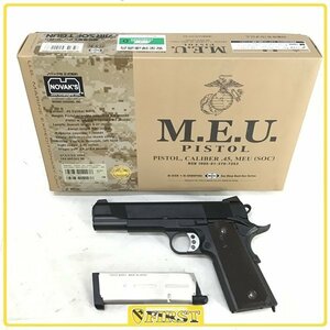 3383】東京マルイ製 MEUピストル ガスブローバック M1911 ガバメント SFA刻印 グリップ換装