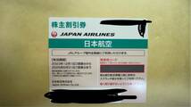 JAL AIRLINES 日本航空　株主優待券_画像1