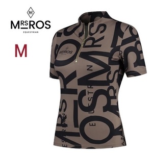 Mrs Ros Mrs. * Roth multi Logo M short sleeves shirt lai DIN g shirt horse riding supplies horsemanship horse riding wear 