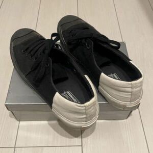 コンバース　黒×白　converse jack purcell