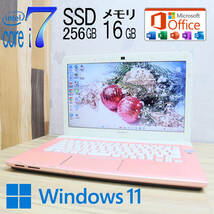 ★中古PC 最上級2世代4コアi7！新品SSD256GB メモリ16GB★SVE1411AJ Core i7-2630QM Webカメラ Win11 MS Office 中古品 ノートPC★P61058_画像1