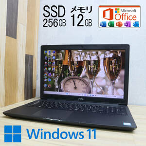 ★中古PC 高性能8世代i3！M.2 SSD256GB メモリ12GB★LATITUDE3500 Core i3-8145U Webカメラ Win11 MS Office2019 Home&Business★P60774