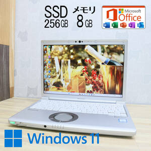 ★中古PC 高性能8世代4コアi5！M.2 SSD256GB メモリ8GB★CF-SV8 Core i5-8365U Webカメラ Win11 MS Office2019 Home&Business★P60586