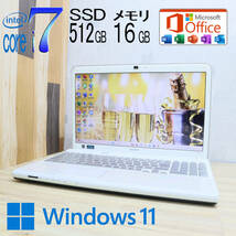 ★美品 最上級4コアi7！新品SSD512GB メモリ16GB★VPCCB39FJ Core i7-2670QM Webカメラ Win11 MS Office2019 Home&Business★P61120_画像1