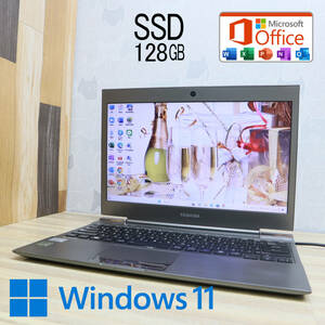 ★中古PC 高性能i5！SSD128GB★Dynabook R632H Core i5-3437U Webカメラ Win11 Microsoft Office 2019 Home&Business ノートPC★P57742