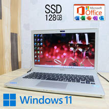 ★美品 高性能i5！SSD128GB★SVT1313AJ Core i5-3337U Webカメラ Win11 Microsoft Office 2019 Home&Business 中古品 ノートPC★P61103_画像1