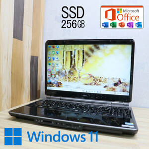 ★超美品 高性能i5！新品SSD256GB★LL750A Core i5-430M Blu-ray Win11 Microsoft Office 2019 Home&Business 中古品 ノートPC★P61450