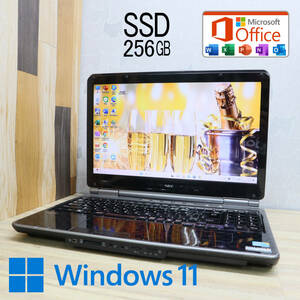 ★中古PC 高性能i5！新品SSD256GB★LL750C Core i5-460M Blu-ray Win11 Microsoft Office 2019 Home&Business 中古品 ノートPC★P61456