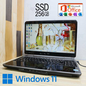 ★中古PC 高性能i5！新品SSD256GB★LL870W Core i5-430M Blu-ray Win11 Microsoft Office 2019 Home&Business 中古品 ノートPC★P61487