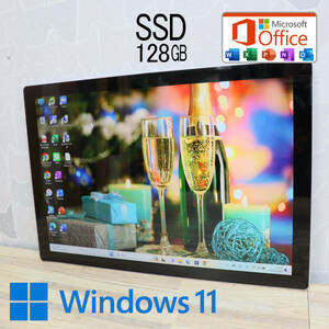 ★美品 高性能7世代i5！M.2 NVMeSSD128GB★SURFACEPRO5 Core i5-7300U Webカメラ Win11 MS Office2019 Home&Business ノートPC★P61692