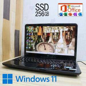 ★超美品 高性能i5！新品SSD256GB★LS550D Core i5-480M Blu-ray Win11 Microsoft Office 2019 Home&Business 中古品 ノートPC★P61511