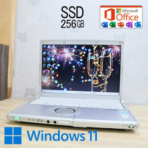 ★中古PC 高性能i5！新品SSD256GB★CF-S9J Core i5-M520 Win11 Microsoft Office 2019 Home&Business 中古品 ノートPC★P61032