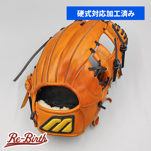 [Обновление для жесткого типа (бейсбол средней школы)] Mizuno Hard Glove / infield Hand -Type Mosded (Mizuno Glove) [KA330]