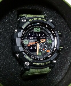 即決!超絶レア☆美品☆絶版/BURTONコラボ☆G-SHOCK【MUDMASTER】マッドマスター GG-1000BTN-1AJR☆電池(本物の証しSR927SW二個)交換済