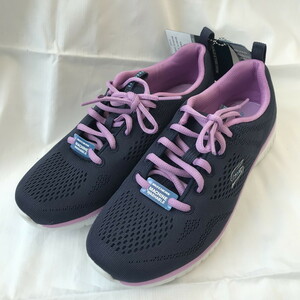 未使用 SKECHERS スニーカー レディース 104412-NVLV ネイビー 表記サイズ：24.0cm [jgg]