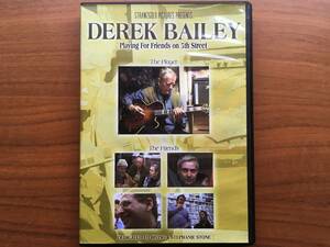  beautiful goods US record Derek Bailey PLAYING FOR FRIENDS ON 5TH STREET DVD NTSC Downtown Music Gallery 2001 / Free Improvisation