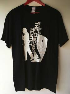 デッドストック 新品未着用 Peter Brotzmann Chicago Tentet T-Shirt BLACK Fruit of the Loom HEAVY cotton100% L