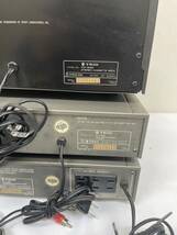 TRIO KX-600 KA-60 KT-60 オーディオ 3点セット 音響 トリオ 通電確認　ジャンク品_画像10