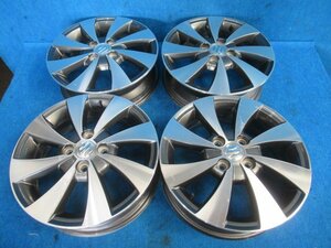 スズキ純正 15インチ アルミホイール 15X4.5J +45 PCD100 4H 4穴 中古