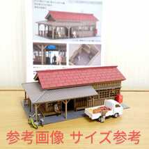 1/150スケール ストラクチャー「上神梅駅 わたらせ渓谷鐵道 組立完成品」梅桜堂ペーパーキット ジオラマ：鉄道模型 Nゲージ_画像5