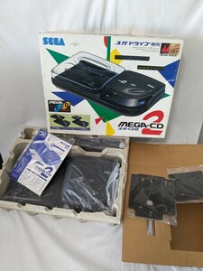 【美品】MEGA-CD2 メガドライブ専用 セガ メガ-CD2 MEGA DRIVE ゲーム機本体 レトロゲーム SEGA