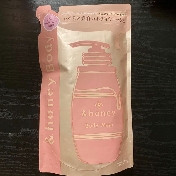 &honey （アンドハニー） メルティモイスト ジェルボディウォッシュ (詰替え/ピュアローズハニーの香り) 440ml