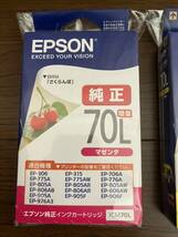 EPSON エプソン インクジェットカートリッジ 70L_画像2
