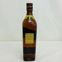 D320-H11-1479【未開栓】JOHNNIEWALKER GOLDLABEL ジョニーウォーカー ゴールドラベル YEAR18OLD 18年 ウィスキー スコッチ 750ml/40%_画像3