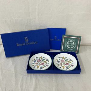 E206-H18-1495 Royal Doulton ロイヤルドルトン MINTON ミントン インテリア キッチン用品 食器 洋食器 プレート 皿 直径約9cm 高さ約1.5cm