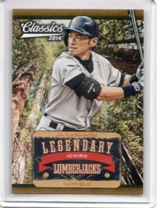 ●イチロー　カード　Vol.2286　2014PANINI CLASSICS BASEBALL LEGENDARY LUMBERJACKS #16　ニューヨーク・ヤンキース