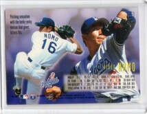 ●野茂英雄　カード　Vol.626　1995FLEER EMOTION #144　ルーキー　ロサンゼルス・ドジャース_画像2