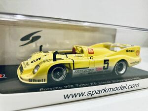 【送料無料】 1/43 Spark ポルシェ 908 Turbo #5 R.Joest-E.Kraus Winner Nurburgring 300km 1976