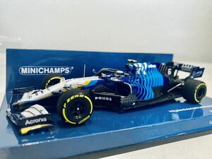 【送料無料】1/43 Minichamps ウィリアムズ メルセデス FW43B #6 N.ラティフィ Bahrain GP 2021