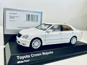 【送料無料】1/43 京商 トヨタ クラウン マジェスタ 2009 (S200) ホワイトパール