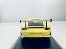 【送料無料】1/43 Minichamaps ポルシェ 911 GT3 RS (991.2) 2018 Yellow/Silver wheel_画像10