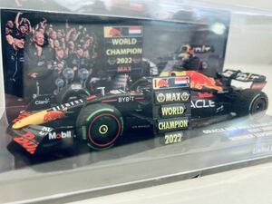 【送料無料】1/43 Minichamps オラクル レッドブル レーシング RB18 #1 フェルスタッペン Winner Japan GP 2022 World Champoin Hi-Box仕様