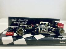 【送料無料】1/43 Minichamps ロータス ルノー E20 #9 K.ライコネン 2nd Bahrain GP 2012_画像5