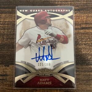 2014 TOPPS TIER ONE MATT ADAMS AUTO