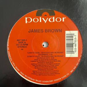 JamesBrown / Say It Loud, I'm Black And I'm Proud (Extended) / (B- Proud Edit) / (Blacapella) /（B-Beautiful）PROFESSOR X 