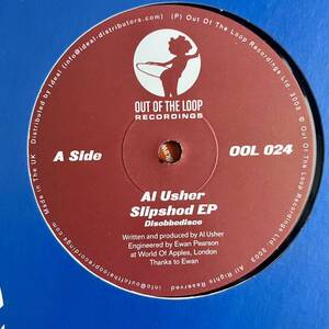 【 WARMY BEATDOWN HOUSE 】Al Usher - Slipshod EP Lullaby For Robert Disobbedisco SOMA EWAN PEARSON PARTIAL ARTS