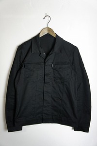 美品正規 17SS ATTACHMENT アタッチメント JEAN JACKET デニム ジャケット ブルゾン AB71-215 黒 サイズ2 本物 412N