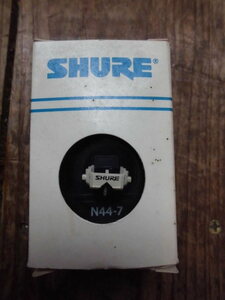 （3） SHURE N44-7 IMPROVED ニードル 箱付き シュア　シュアー 針 レコード針 長期保管品